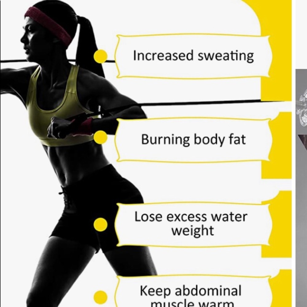 LODAY WeightLoss Neoprene Sauna Sweat WaistTrainer - Picture 4 of 15